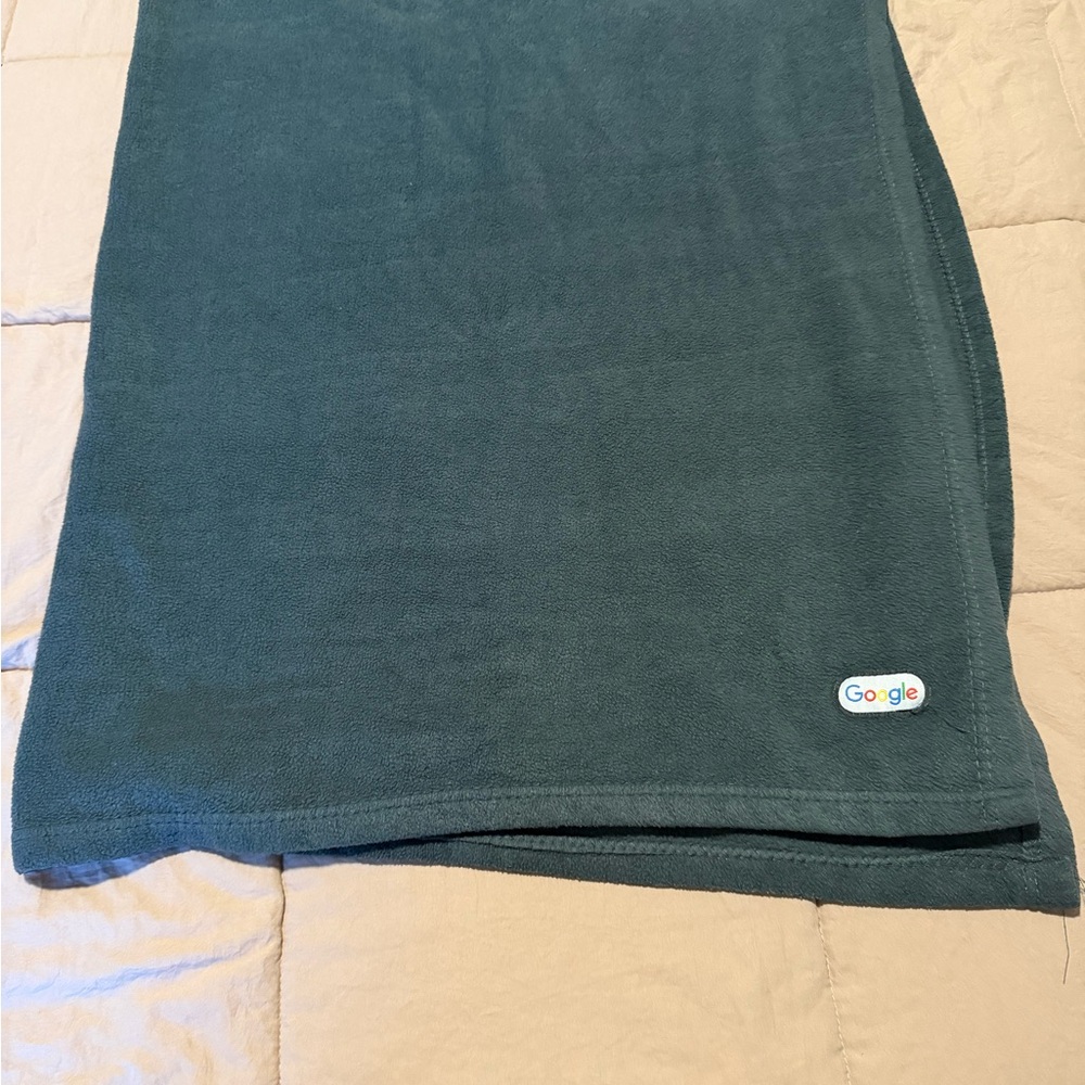 Google Dark Gray Throw Blanket